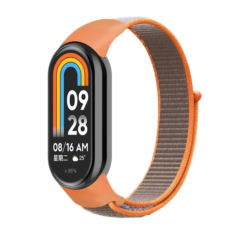 Nylon Loop for xiaomi Mi Band 9 8 Strap 8 NFC SmartWatch Wristband Correa Replacement sport pulsera for Miband 8 Bracelet Correa