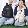 Skolväska för flickor i koreansk stil som passar till allt: Enkel, Trendig, Ryggsäck med Stor Kapacitet för Högstadie- och Gymnasieelever.
