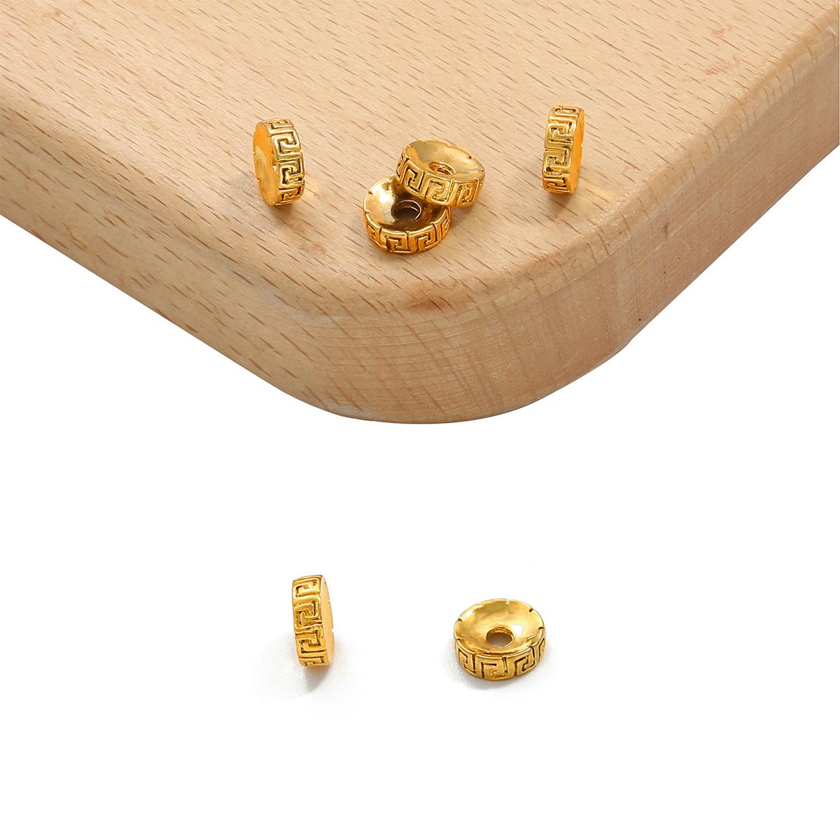 

Медное круглое кольцо-прокладка, подвески, аксессуары для самостоятельного изготовления, принадлежности для изготовления ювелирных изделий 10mm 1pc золотой