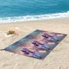 Unicorn Academy Beach Towel Soft Microfiber Quick Dry Absorbent Quick Towels For Swimming