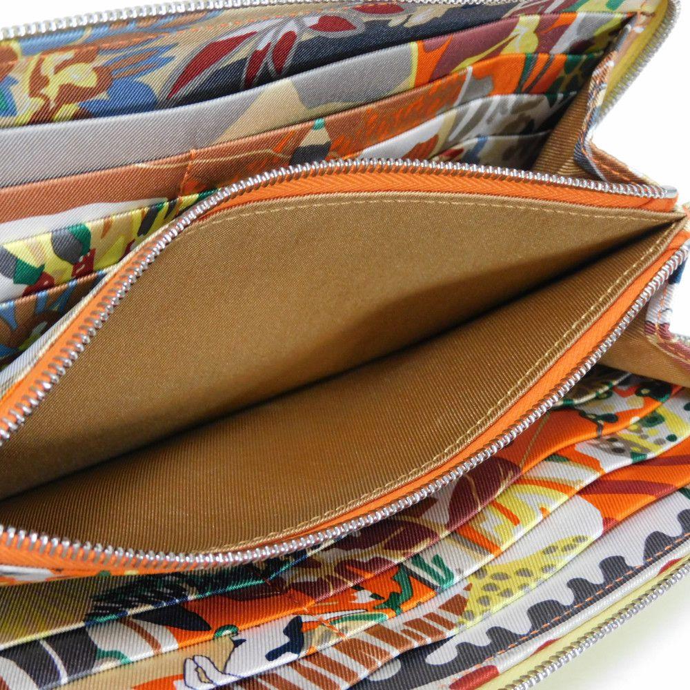 Used 9212 Azap Long Silk In 7940 Multicolor Zip Around Bag, Excellent Condition Henri Verite 13999 14023 Lime B Unisex