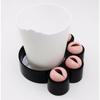 Cat Paws Bathroom Organizer Durable Toothbrush Holder 1 Rinse Cup Space Saving Plastic Accessories Storage Family LS02089