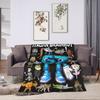 6 7 Italienischer Brainrot Sechs Sieben Meme Flanelldecke Langlebige Überwurfdecke für Wohnzimmer Lustige Bettdecke Sofa Bettbezug