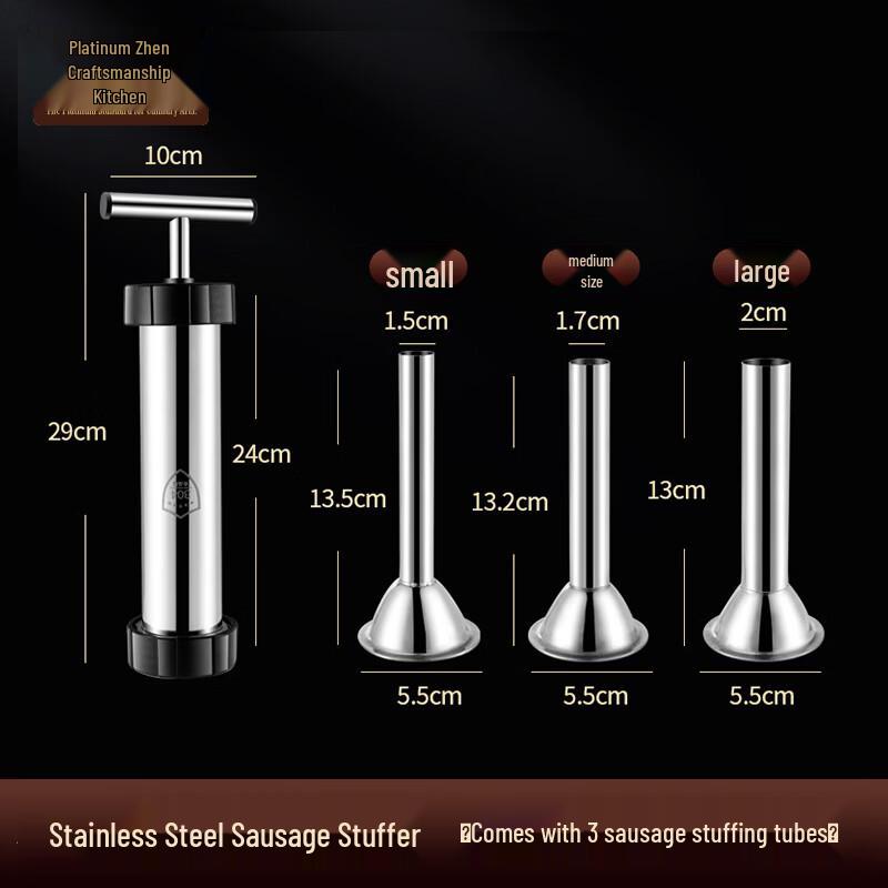 304 Stainless Steel Manual Sausage Stuffer