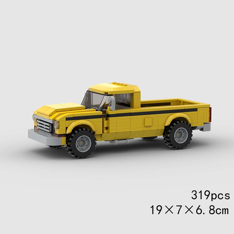 MOC Off Road Car Building Blocks Pickup Truck Bricks Cross Country Jeep SUV Humvee Speed Race City Overland Technical vehicle
