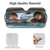 Funny Meme Fold-up Car SunShade Parasol Car Windshield Sun Shade UV Protection and Interior Cooler