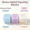 Sound Effects Squeezed Cube 5cm TPR Fidget Toy Novelty Sensory Stress Ball  Home Decoration