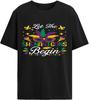 Let The Shenanigans Begin Carnival Dinossaur Dinos Tees Womens Fashion
