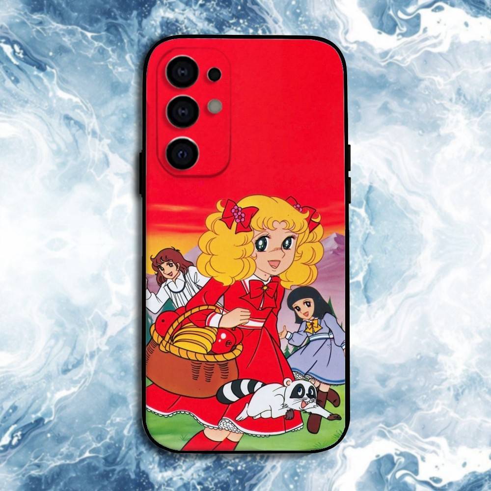 Anime Candy Candy Phone Case For Samsung S25,S24,S23,S22,S21,S20,Plus,Fe,Lite,Others Black Cover