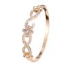 New Simple Micro-cross Flower Inlaid Zircon High-end Light Luxury Bracelet