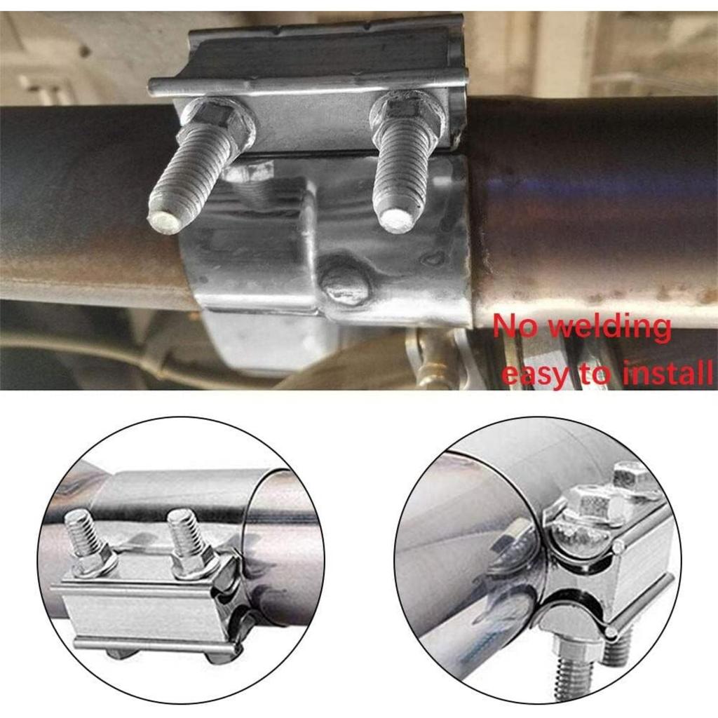 Stainless Steel 2.5" Butt Joint Exhaust Clamp