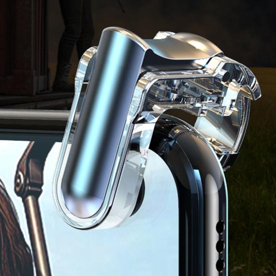 2Pcs GT01 Trigger Buttons Mini Multifunctional Metal Game Trigger Controller Fire Buttons for Smart Phones