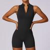 Women's Spring High-Intensity Sports Yoga Bodysuit - Beautiful Back, Hip-Lifting, Tight-Fitting with Zipper