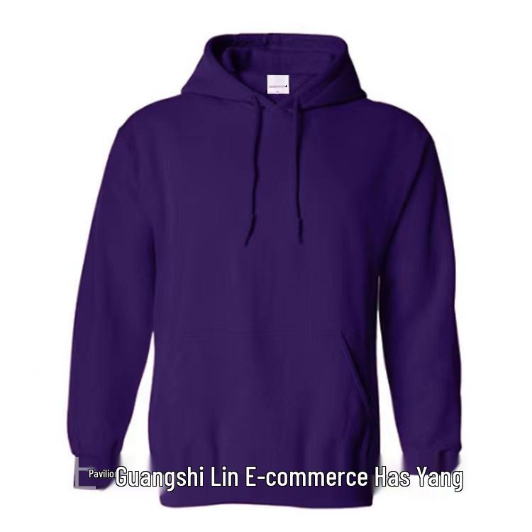 Unisex Solid Color European-Size Hooded Fleece Sweatshirt - Multiple Colors, Casual Sportswear Hoodie Pullover