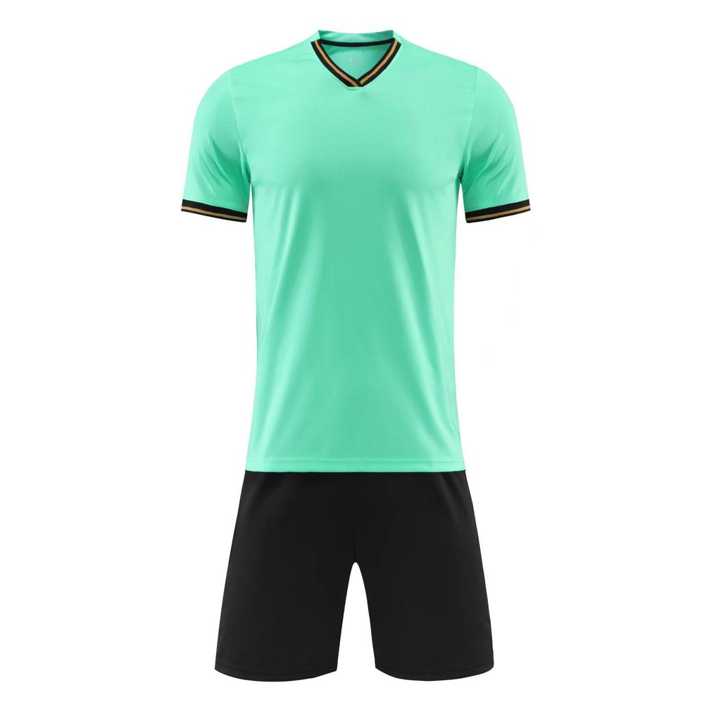 Football jersey set Adult children's men's sports training clothing Short sleeves Student kindergarten jersey Badminton jersey