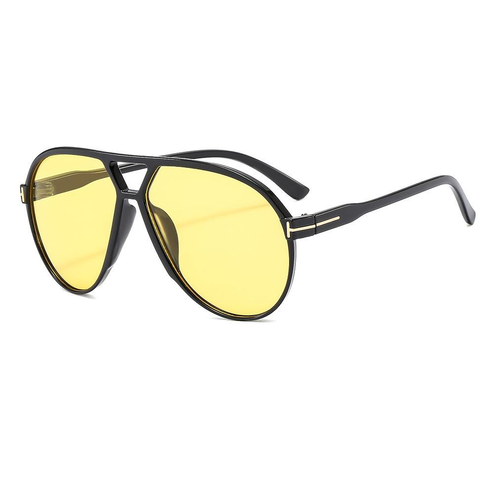 Men's Retro Double-Beam UV Protection Sunglasses for Outdoor and Driving