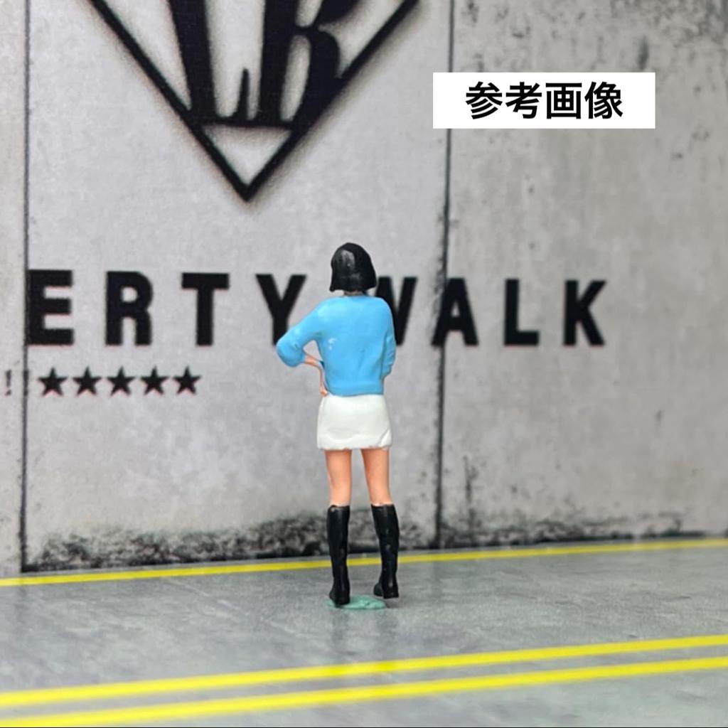 MiniRealm 1/64 Scale Figure Model Girl MR0065 Model Diorama Miniature Car Miniature [Parallel Import]