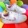 New Nike Court Bourough Low 2 SE Floral Swoosh GS CK5426-100