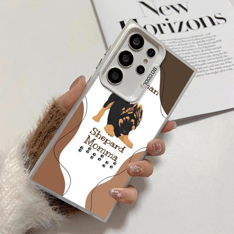 German Shepherd Dog Shockproof Phone Case for Samsung Galaxy S26 Edge S25 Ultra S24 FE S23 Plus S21 Cover Anti Fall Fundas