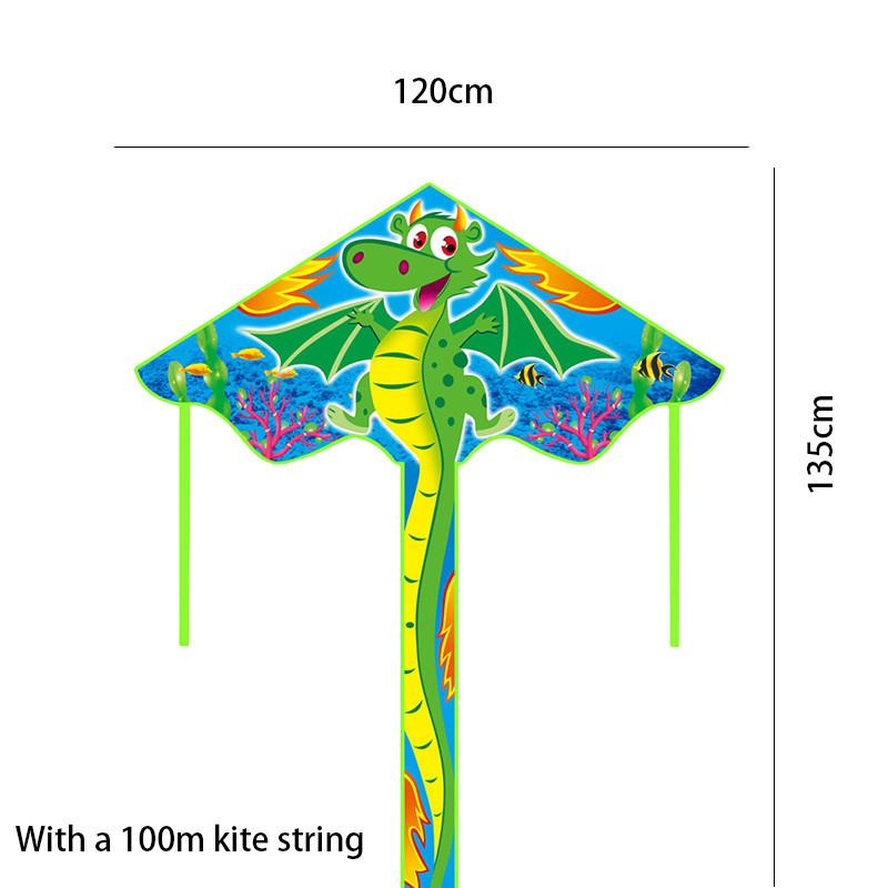 High Quality Polyester Triangular Kite With Long Tail Underwater Series Dolphin Mermaid Kite For Easy Flying