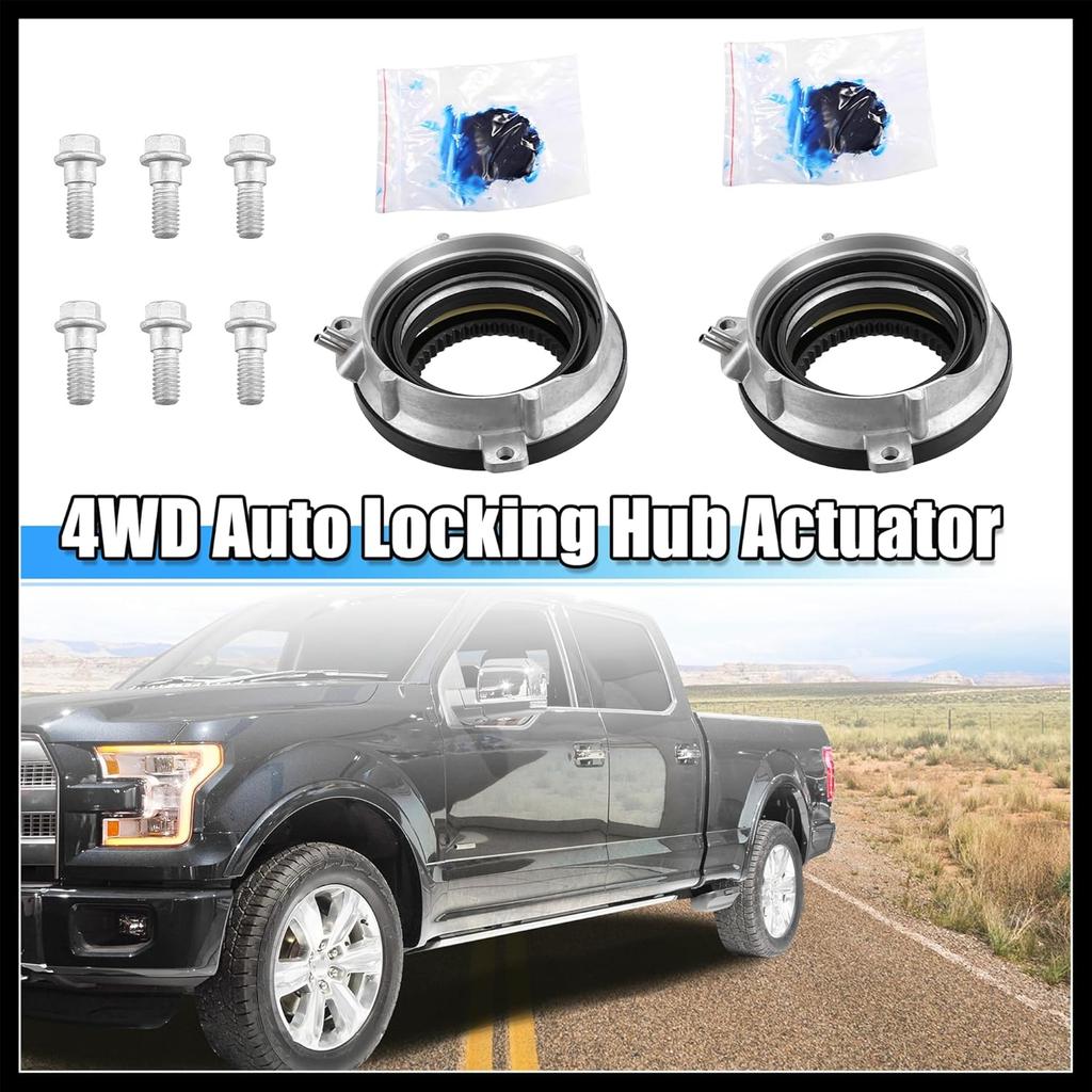 2 Stuks 4x4 Automatische Vergrendelingsnaaf 4WD Vergrendelingsnaaf Actuator voor Ford F-150 2004-2016 voor Ford Expedition 2003-2015 voor Lincoln Navigator 2003-2017 7L1Z3C247A