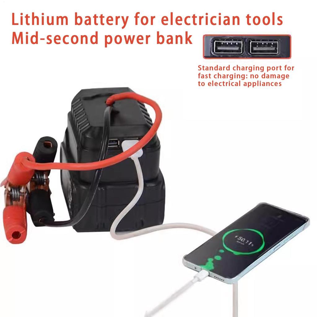 For Makit Jump Starter Battery Pack Portable Jump Starter Lithium Battery Jumper Box Pack Quick Charging Automotive Booster