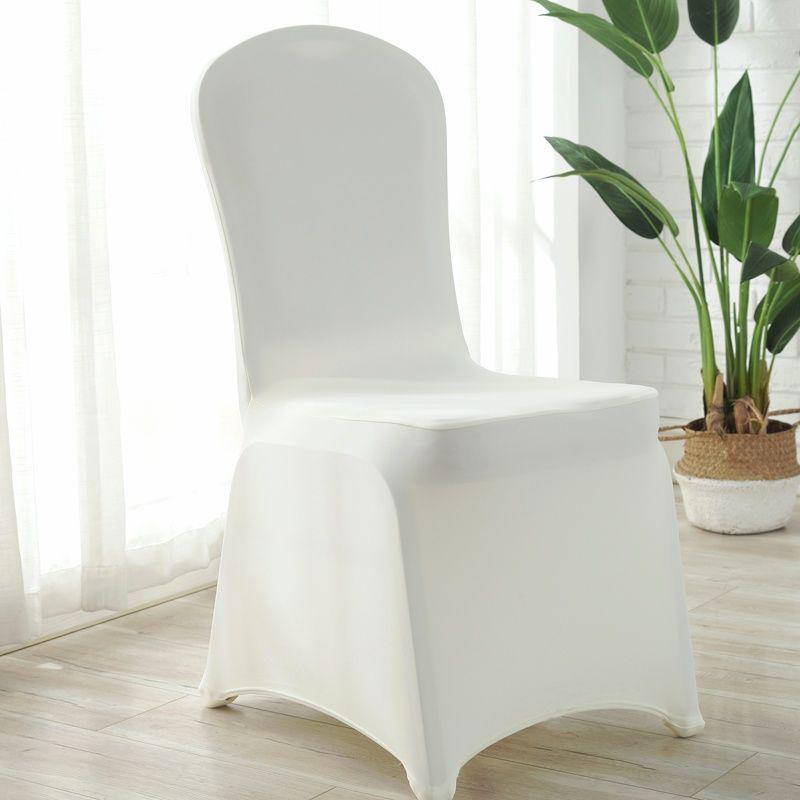 Universal Stretch Chair Cover - Solid Color, Thickened for Hotel, Restaurant, Wedding, Banquet