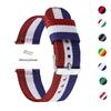 Nylon Watch Strap 20mm 22mm Band Universal Canvas Bracelet for Casio for Men Women's Weave Wristband One Piece Loop Watch Band