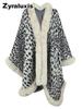 Women's Leopard Print Faux Fur Hoodie with Warm Sherpa Lining for Fall Winter Casual Wear