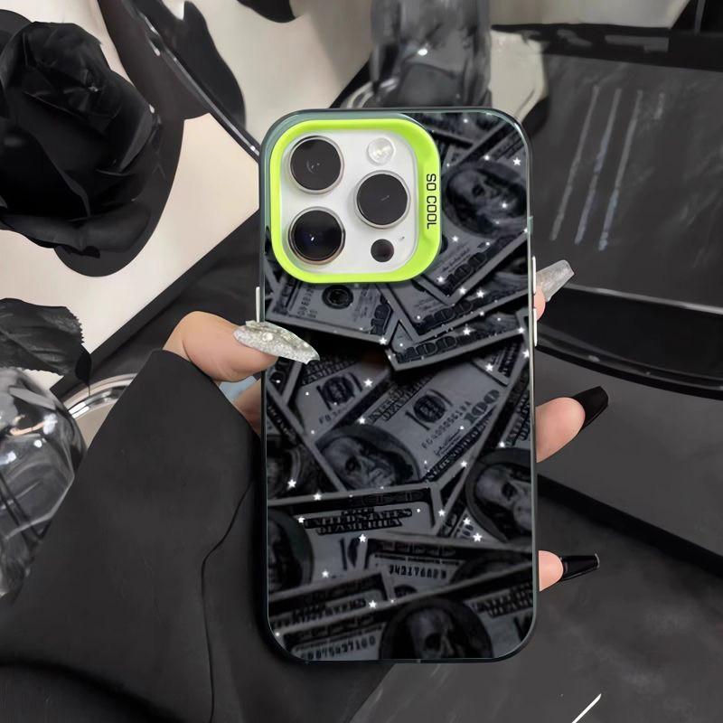 Cool Star Dollar Pattern Phone Case For iPhone 16 15 14 13 12 11 17 Pro Max XS X XR 7 8 Plus SE 2020 16e 17 Air Shockproof Cover