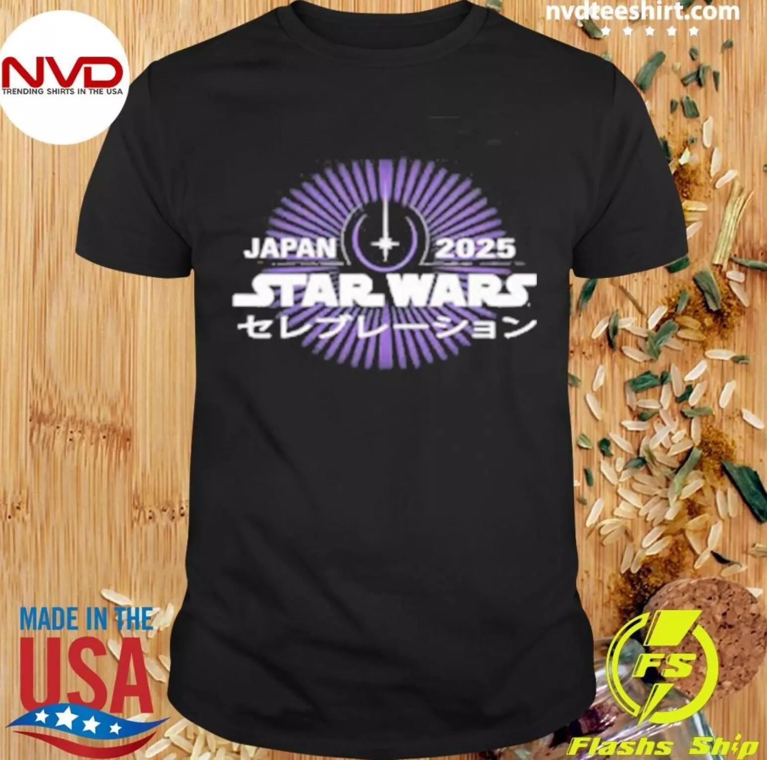 

Japan 2025 Star Wars Celebration Logo Shirt Size S-5Xl Unisex T-Shirt S