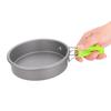 Kit de Utensílios de Cozinha Portátil para Exterior Panela Frigideira Tigela Colher Acessório para Camping Caminhadas Caça (Verde)