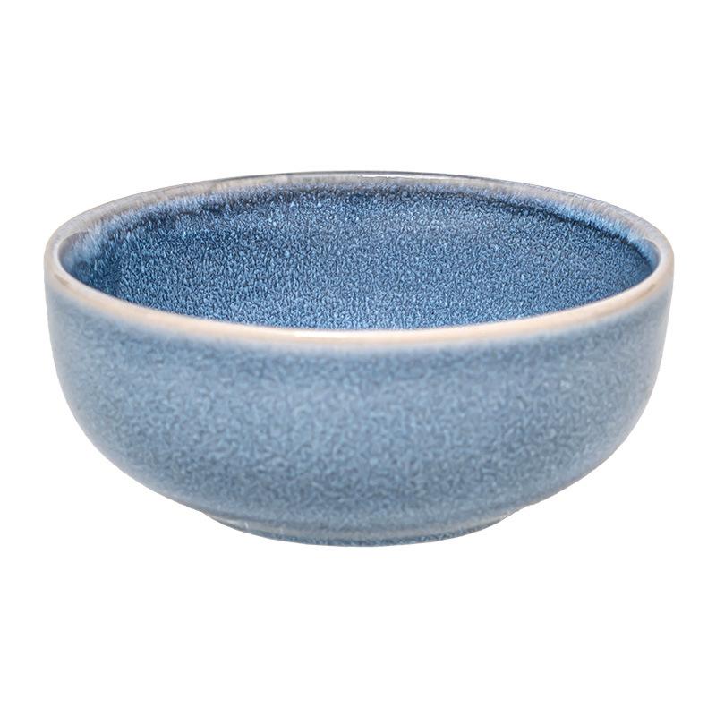 High-Value Thickened Ceramic Rice Bowl Household Round Salad Bowl Noodle Bowl Vegetable Bowl Japanese Tableware Dessert Bowl