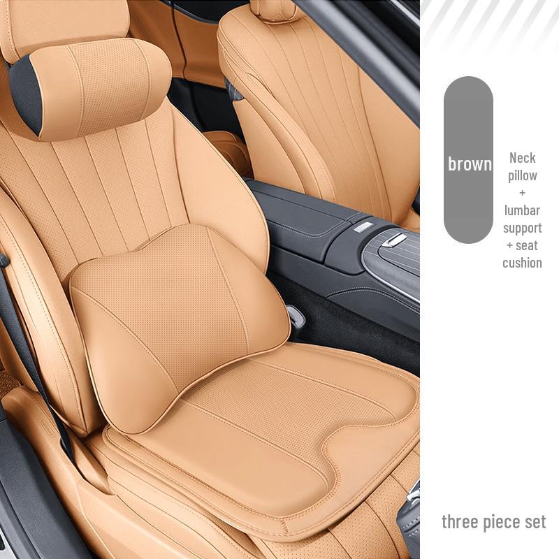 Headrest & Lumbar Support Cushion for Lynk & Co 01-09 New Energy Vehicles.
