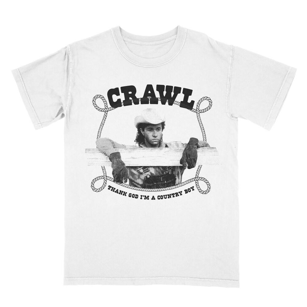 

Футболка 230GSM 100% хлопок футболка Crawl Country XS белый