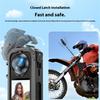 For Insta360 X5 Panoramic Action Camera Magnetic Quick Release Plastic Protective Frame