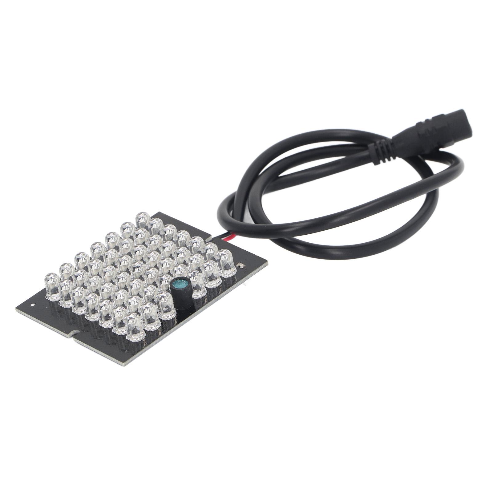 

LED Night Vision Lamp Board 850nm 48 IR Beads LED Filling Lamp Infrared Board DC12V