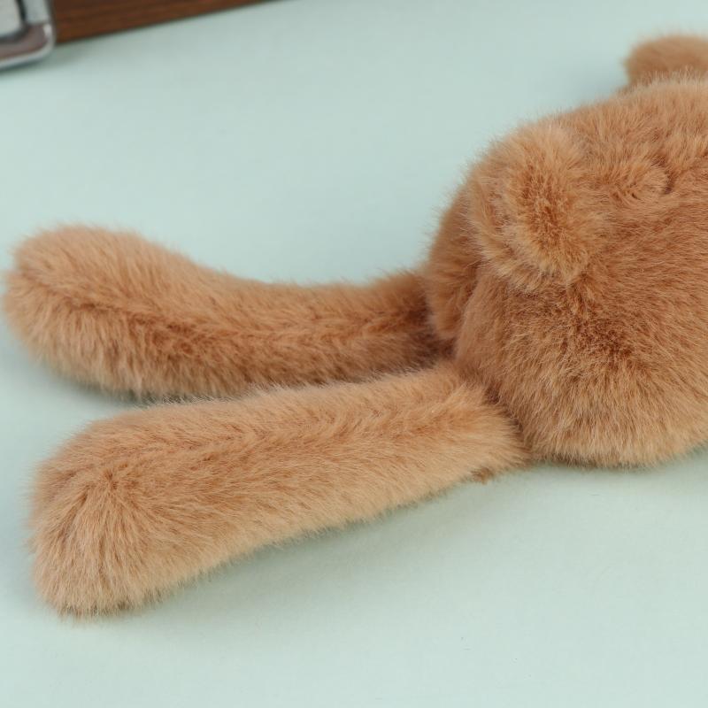 Cute Fluffy Plush Hair Claw Non-Slip Grip Soft Fuzzy Hair Clip for Girls Daily Wear Date Outdoor Gathering