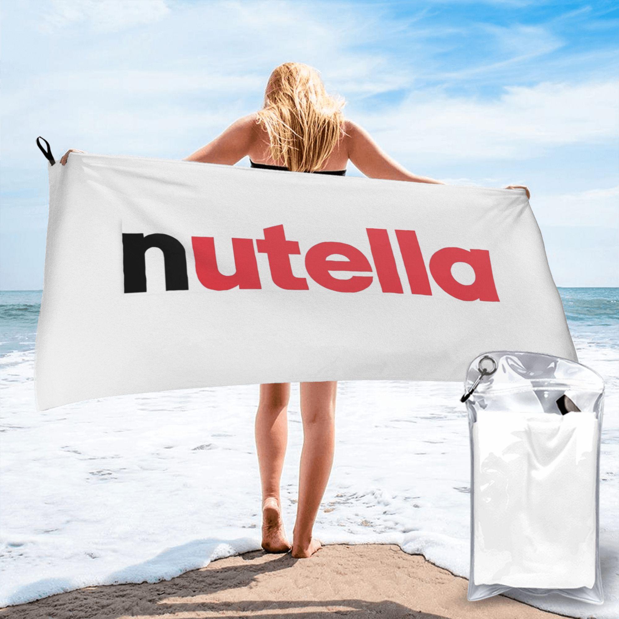 Jmg Household Supplies Nutella Beach Towel Soft Microfiber Quick Dry Absorbent Quick Towels For Swimming
