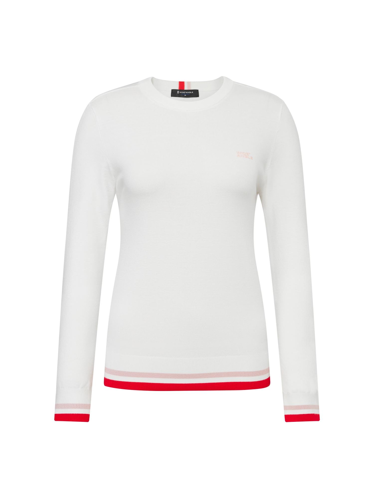Wide Angle To Logo Intarsia Round Neck Sweater L_White White/06(105)