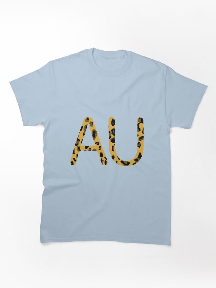 Auburn University AU Cheetah Print Classic Unisex T-Shirt