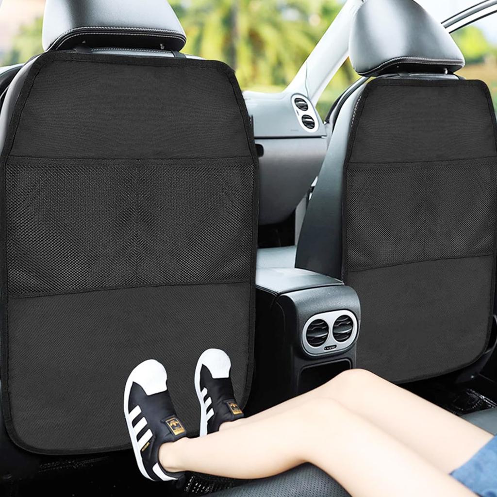 FineGood Seat Covers, Car Seat Covers, Protective Mat, Kick Guard, Anti-Slip, Dirt-Proof, Seat Protector,