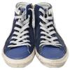 GOLDEN GOOSE [Excellent Condition] G36WS595.A77 SLIDE High-Top Sneakers Shoes 38 Blue/Yellow StarUsed