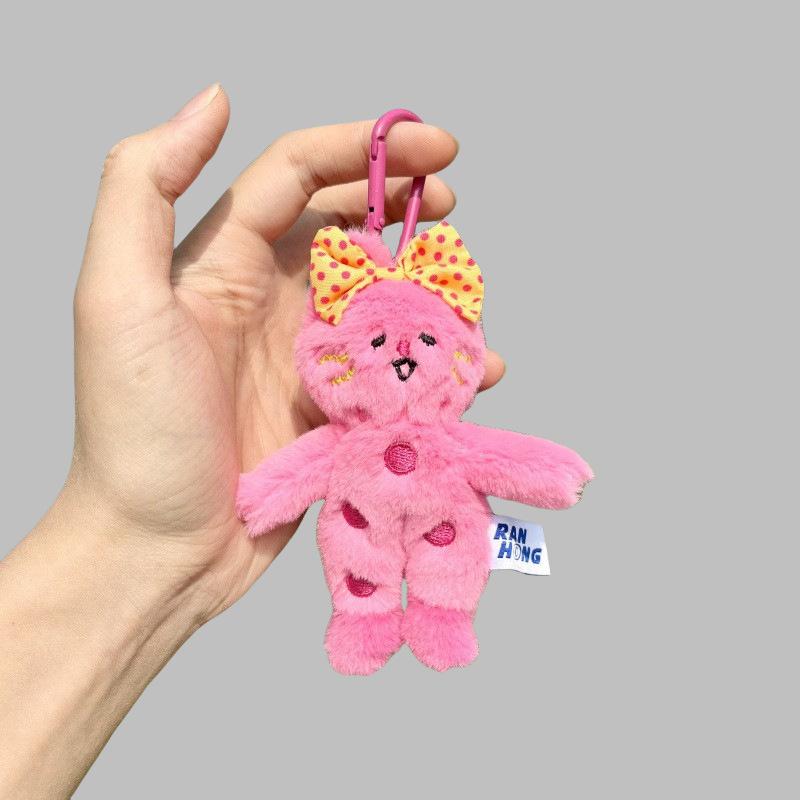 Creative Plush Funny Kitten Pendant Black Cat Schoolbag Pendant Boots Kitten Doll Keychain Pendant