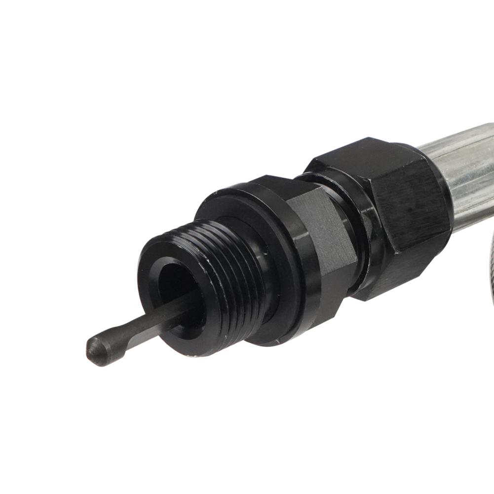 For Ford For F150 Transmission LockUp Oil Locking Dipstick 2010 2017 Aluminium Alloy with Stainless Steel Hose