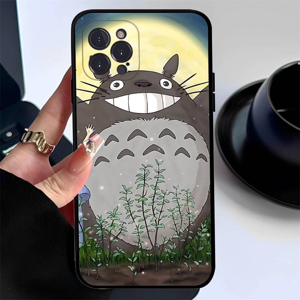 Cartoon Cute T-Totoros Phone Case For Iphone 17 16 15 16e 14 13 12 11 Pro Max Plus Case Cover Coque