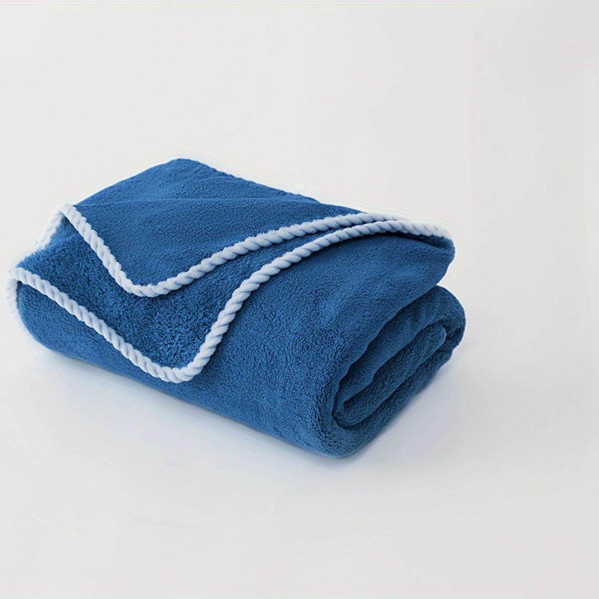 

Extra Large Soft Absorbent Bath Towel 34 x70 - Purchase 1 High Quality Flannel Towel, Multi Functional Bath Towel/Shawl -35*35cm 35*35cm темно-синього кольору