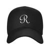 Letter R Baseball Cap  Fashion Men Women Trucker Hat Sun Visor Design Running Hippie Snapback Cap Birthday Present