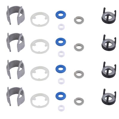 4x Injection Valve Sealing Ring Kit 6151149001 Compatible for A3 A4 Leon Golf Jetta Tiguan