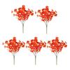 2/3/4/5/6/12Pcs Fall Artificial Flower 7 Fork UV Resistant Fake Flower Home Wedding Party Table Centerpiece Indoor Outdoor Faux Bloom Decoration